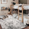 thumbnail image 4 of SUSUZI 5' x 7' Shaggy Area Rug, 2 Inch Thick Fluffy Plush Carpet with Non-Slip PVC Back, Soft Polypropylene Floor Rug for Bedroom Living Room Kids Room Home Décor, Gray, 4 of 7