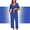 Blue, variant on Capri Pajamas Set for Women Lightweight Rayon Lounge Sets Summer Cool Pjs with Pockets(Navy,M)