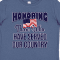 thumbnail image 4 of Inktastic Veterans Day Military Honoring Those Who Serve Boys or Girls Baby T-Shirt, 4 of 5