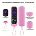 thumbnail image 2 of (3 Pack) For Roku Remote Case, Battery Cover for TCL Roku Smart TV Steaming Stick Remote, Silicone Remote Cover Glow in The Dark(Pink+Purple+Yellow）, 2 of 7