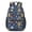 Fireman and Uniform, variant on Fireman and Extinguisher Blue Pattern 17" School Backpacks for Teens,Waterproof Oxford Fabric,S-Shape Padded Straps for School,Travel,Hiking,Camping