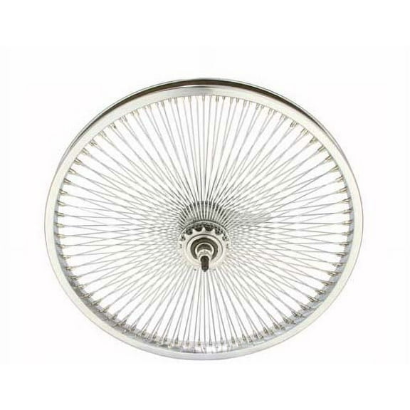 Lowrider Bicycle Rims 20 Coaster Wheel 14G Chrome, 144 Hole