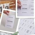 thumbnail image 4 of 16 Sheets White Spice Labels Stickers Spice Jar Labels PVC Waterproof Blank Self Adhesive Rectangle Preprinted Pantry Decals Organizers Sets for Kitchen Food Box Bottles Seasoning Containers, 4 of 6