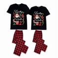 thumbnail image 2 of LuLiaMenton Matching Couples New Year Pajamas 2027 Red Plaid Short Sleeve Long Pants Set, 2 of 5