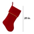 thumbnail image 3 of Classic 20 inch Velvet Christmas Stockings, Christmas Decor Soft Velvet Stockings for Christmas Fireplace Decorations, 3 of 4