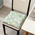 thumbnail image 2 of Taotanxi Patchwork Chair Pad No Slip Lace Trim Chair Cushion Farmhouse Floral Print Kitchen Dining Seat Cushion ( 16"x16"), 2 of 6