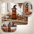 thumbnail image 6 of Halloween Witch Figurine, Vintage Wooden Witch Decor, Halloween Decorations Indoor, Rustic Farmhouse Mantel Decor for Bookshelf Tray Fall Retro Statues Gifts, 6 of 6