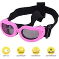 thumbnail image 2 of Dog Goggles Anti-UV Dog Sunglasses,Pet Goggles with Adjustable Straps for Cats Small Dogs-Pink, 2 of 5
