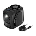 thumbnail image 3 of Ventilador de cintura portátil, pequeño ventilador personal, multifuncional, de bajo ruido, ligero, linterna con clip para picnic, barbacoa, ciclismo Negro, 3 of 7