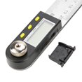 thumbnail image 1 of 0-200mm Stainless Steel Electronic Protractor Digital Goniometer Angle Finder Ruler Angle Miter Gauge Ruler, 1 of 7