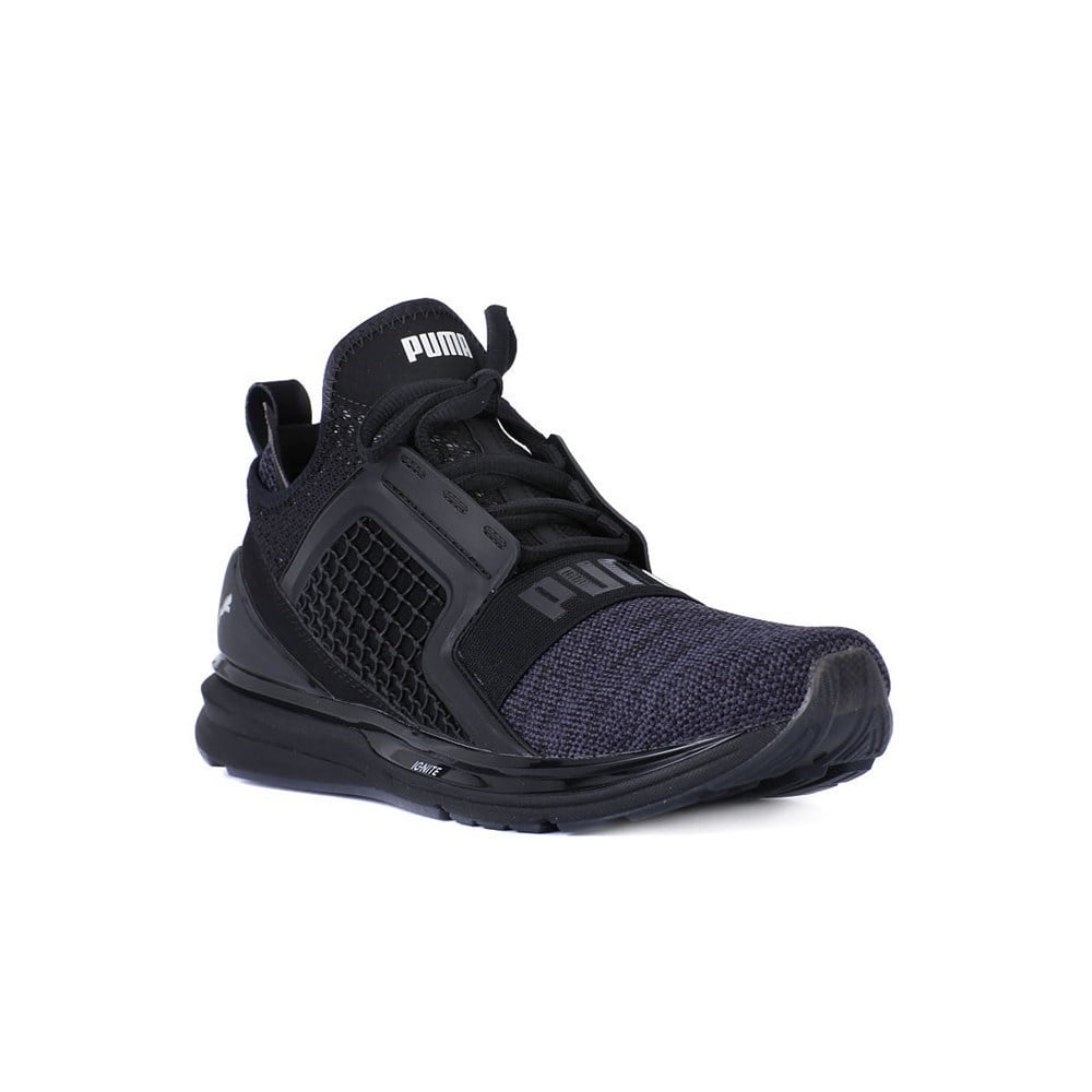 puma ignite limitless knit black
