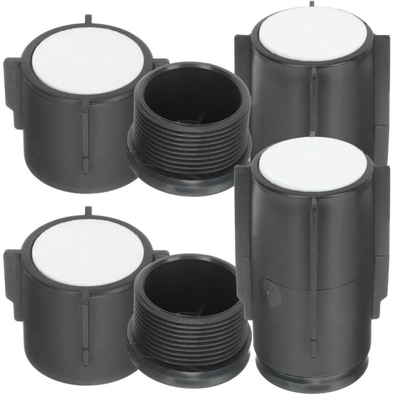 USHOBE Adjustable Bed Frame Anti Shake Tool Headboard Stoppers Black PP 4Pcs