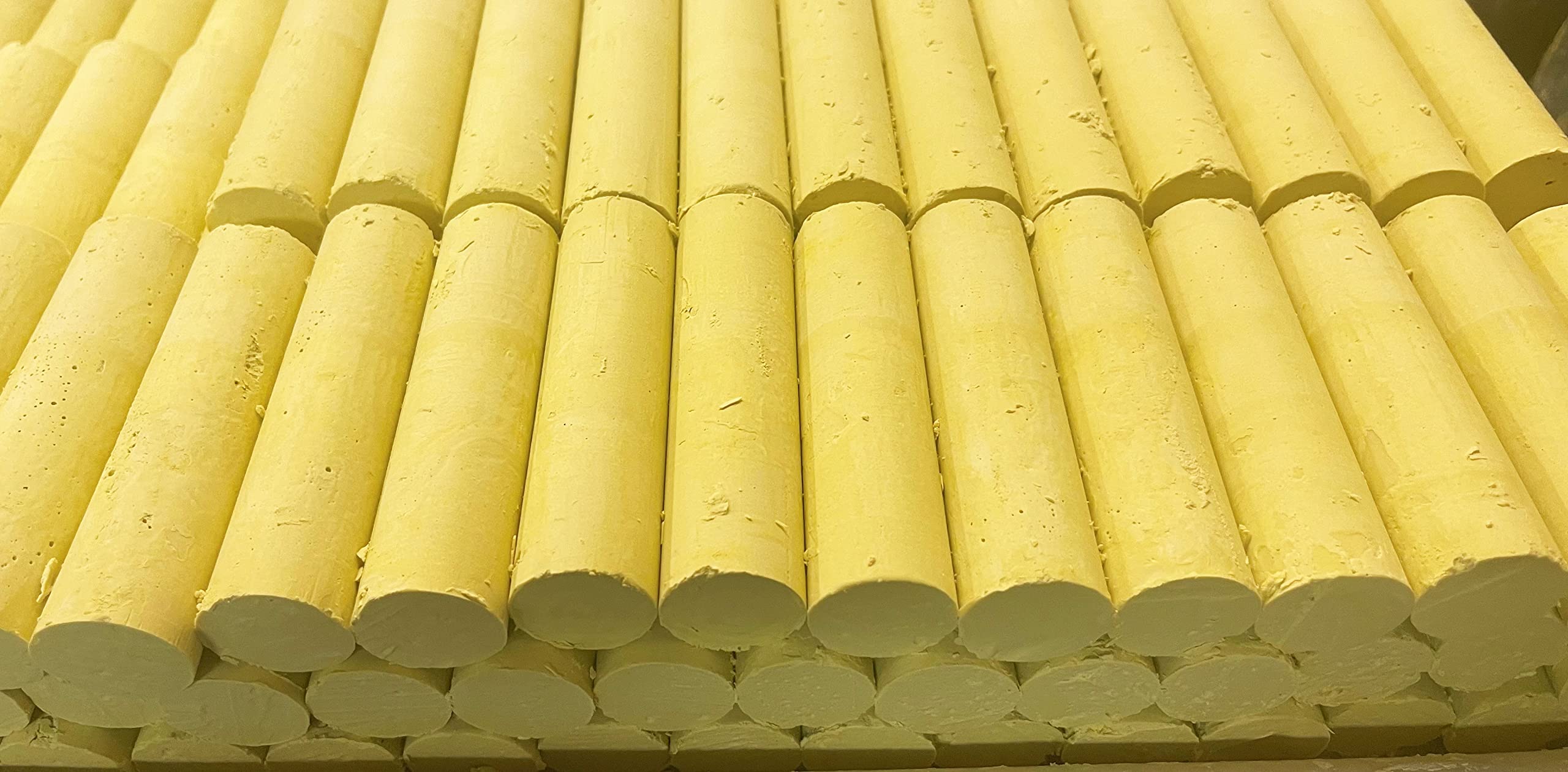 Markal - 80501 Railroad Chalk for Temporary Marks, 4" Length, 1" Width, Yellow (Pack of 144) CA2