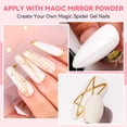 thumbnail image 2 of Esmalte de uñas elástico transparente Spider Gel Makartt 3D, 2 of 9