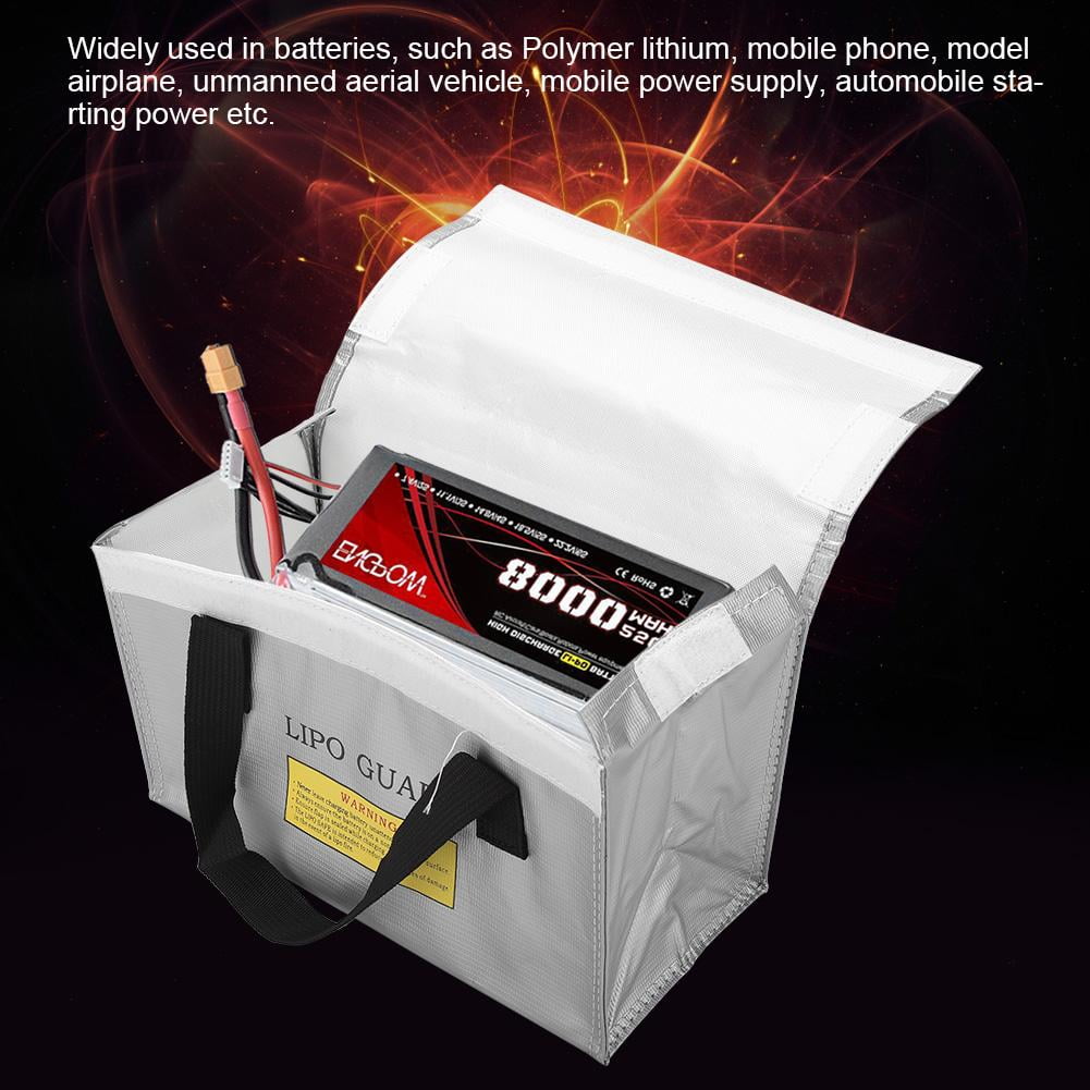 Mgaxyff Explosionproof Lipo Battery Safe Bag Large Space Charging