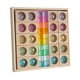 thumbnail image 4 of Juego de bloques de cubos apilables Juego de bloques de construcción de cubos de construcción arcoíris para ortografía triple, 4 of 9