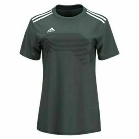 Adidas Campeon 19 DP3150 Women Dark Gray 100% Polyester Short Sleeve Jersey AC91 (XS)