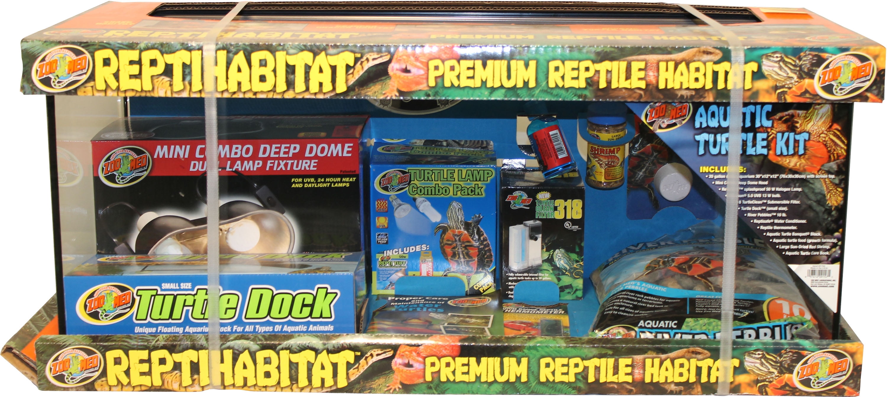 Zoo med reptihabitat turtle kit Clearance