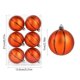 thumbnail image 3 of Juego de bolas colgantes para árbol de Navidad, fútbol, baloncesto, bolas de espejo de colores, decoración para fiestas, 3 of 6