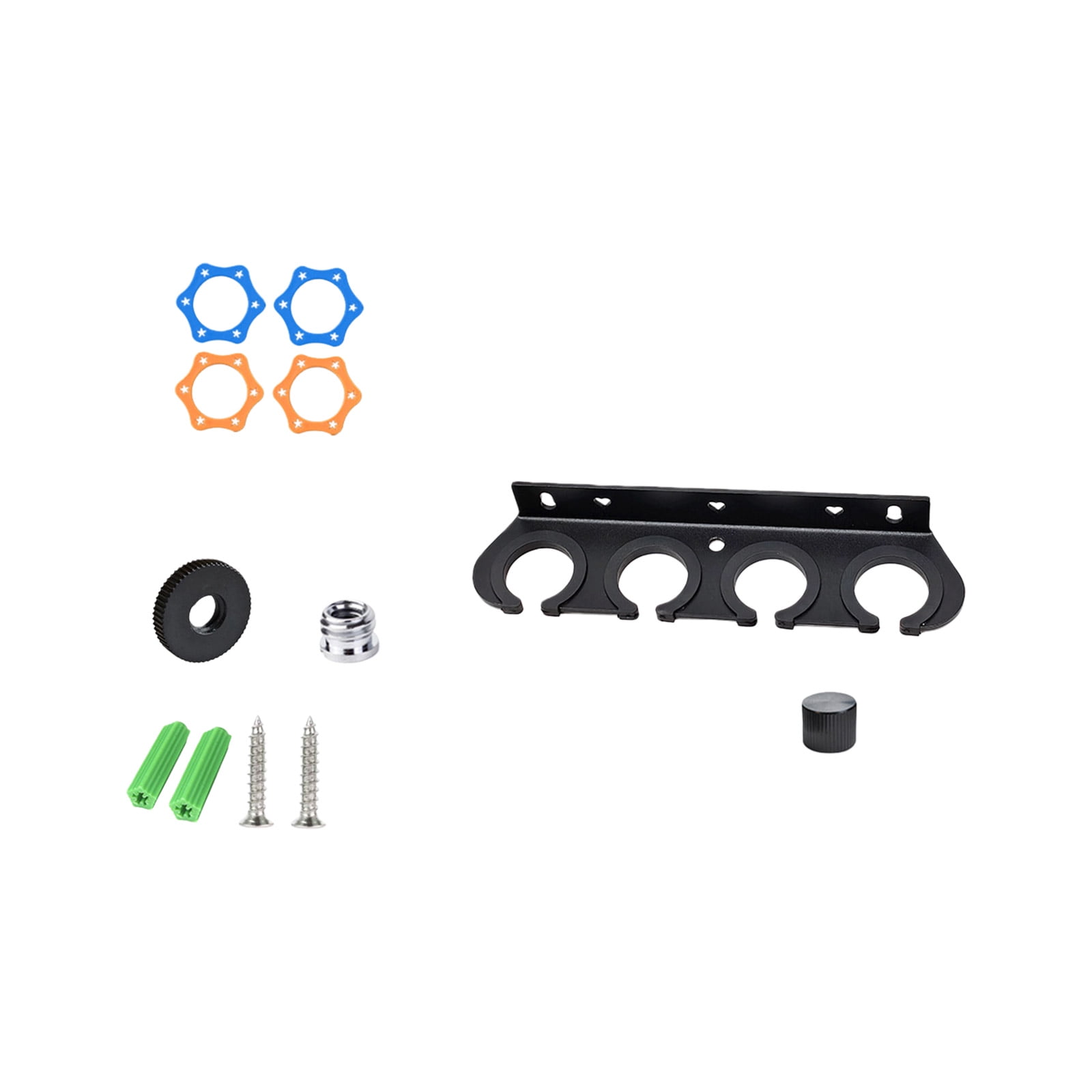 Shockproof Wall Mount Holder for Various Models Microphones Storage Organizers Holds 2/4/6/8 Microphone for Mic Stand