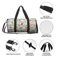 thumbnail image 5 of Bingfone Rabbit And Butterfly Print Gym Duffle Backpack for Men Women,Travel Weekender Carry-On Bags with Detachable Back Pack Straps for Traveling Overnight Climb Sports, 5 of 7