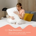 thumbnail image 4 of Sealy Cocoon Molded Medium Standard Bed Pillow - Hypoallergenic Cover, 4 of 10