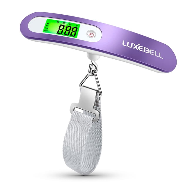 Báscula de equipaje digital Luxebell de 50 kg/110 libras con pantalla LCD