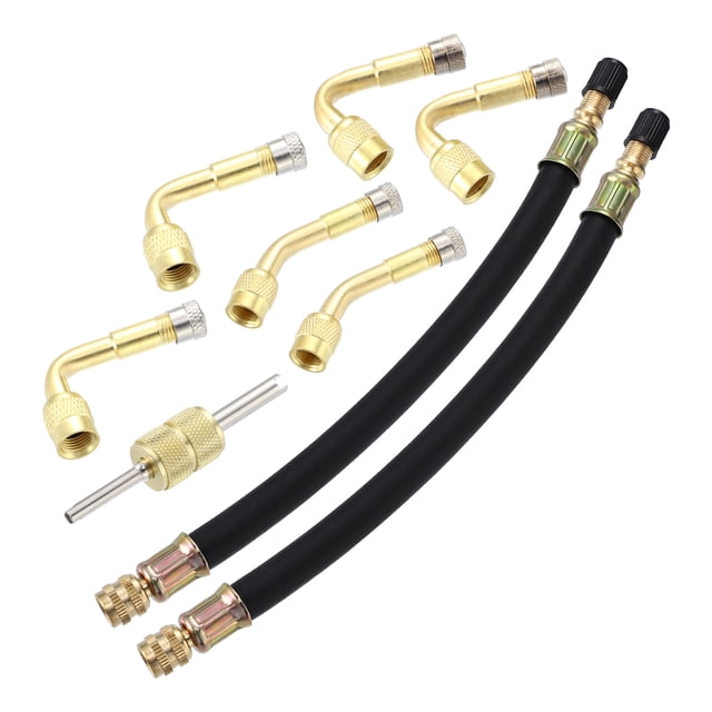 9uds Neumático Válvula Vástago Extensión Doble Extensor Tubería 8.3" para Coche Camión