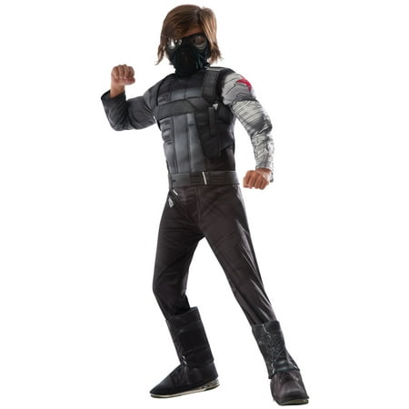 Marvel's Captain America: Civil War - Deluxe Muscle Chest Winter Soldier Costume for Kids
