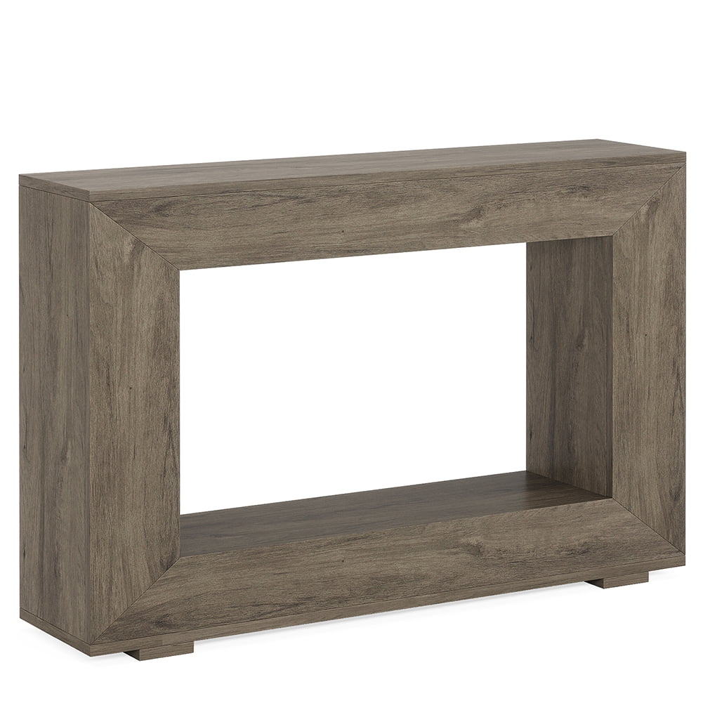 Spaco Farmhouse Console Table, 47" Wood Entryway Sofa Table with Storage, Versatile Function Console Table, Gray