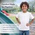 thumbnail image 7 of BILLIONHATS 72 Pack Kids Cotton Tshirts Bulk, Wholesale Unisex Children Tees, Lightweight Tshirt Packs for Boys Girls (Assorted, Large), 7 of 7