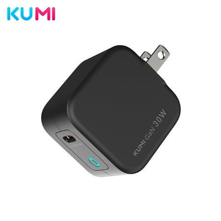 KUMI Quick Change Plug PD 30W Max for iOS and Android devices - Black