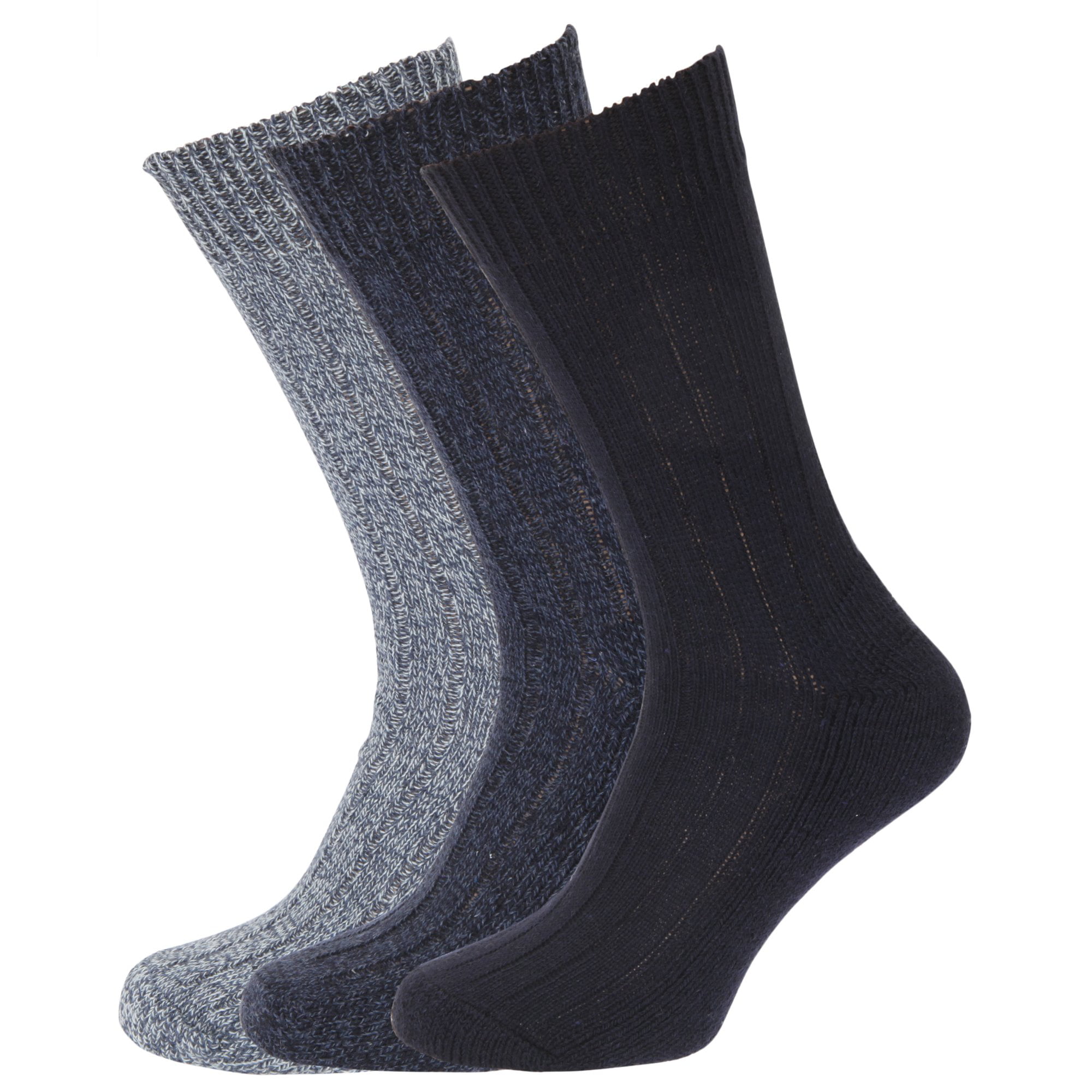 Mens Wool Blend Socks With Wool Padded Sole (Pack Of 3) | Walmart Canada