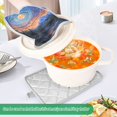 thumbnail image 3 of Yayeee Pot Holders Kitchen Heat Resistant with Pocket 7"x9.8" Cotton Oven Cooking Hot Pads, Mountains and Forests, 3 of 7