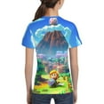 thumbnail image 5 of Game The Legend of Zelda Link's Awakening Teen T-Shirt Crewneck Short Sleeve Double-Sided Print Summer Tee Shirts Top For Youth Boys Girls Children Medium, 5 of 7