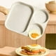 thumbnail image 1 of Sartén antiadherente partida 3 en 1 | Sartén multicompartimento para cocinar eficientemente – base de aluminio, distribución uniforme del calor, mango ergonómico resistente al calor, adapta cocinas, 1 of 3