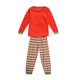 thumbnail image 4 of Pijamas Para Navidad Familia Dibujos Animados Letra Imprimir Jersey + Pantalones A Rayas XBTCLXEBCO L;Papá Rojo, 4 of 6