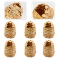 thumbnail image 5 of Aloha 6Pcs Wild Birds Resting Place Handwoven Birds Nest Winter Bird House with Hooks, 5 of 7