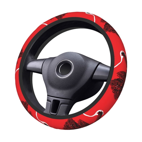Fall-Out Steering Wheel Cover Elastic Stretch Breathable Vehicle Steering Wheel Protector Car Interior Accessories