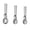 A, variant on YANDE-1pc 7 Inch Stainless Steel Ice Cream Scoop, 3 Size Spring-Loaded Scoops for Ice Cream, Cookie Dough, Fruit Melon Balls (A)