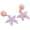 Pink, variant on Trendy Maple Leaves Earrings Vibrant Colors Resin Dangle Earrings Festival Ear Accessories For Casual Outfits