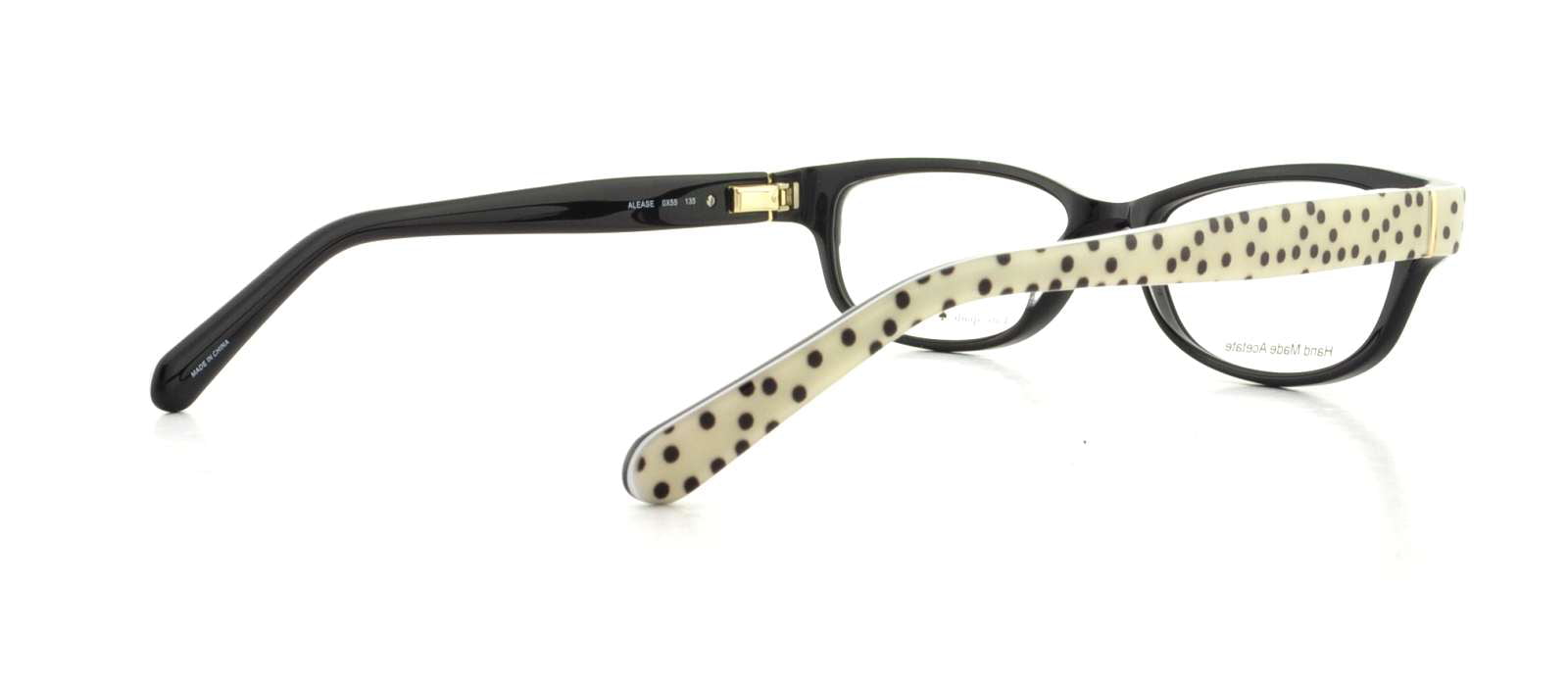 KATE SPADE Eyeglasses ALEASE 0X55 Black White 51MM 
