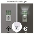 thumbnail image 3 of Honeii Green White Christmas Tree Lumberjack Plaid Print LED Night Light with Light Sensor, Night Lights Plug Into Wall,Ideal for Bedrooms and Hallways-EU, 3 of 7