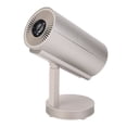 thumbnail image 1 of Mini Projecteur Intelligent, Projecteur de Films HD 4K 1080P avec Contrôle Vocal Intelligent AI, Support Caché, Tête Rabattable 90°, Son Surround 3D 2.4G 5G, Projecteur Portable pour la Maison, 1 of 7