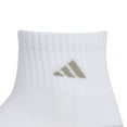 thumbnail image 2 of Boys adidas 6-Pk. Quarter Socks Color: Heather Blue Size: 9-11, 2 of 4