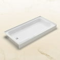 thumbnail image 6 of Voltaire 60 x 30 Shower Pan Base with Left Drain in Glossy White, 6 of 7
