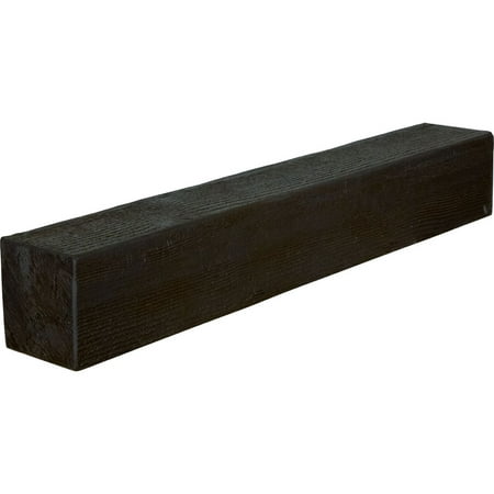 

Ekena Millwork 6 H x 6 D x 36 W Rough Sawn Faux Wood Fireplace Mantel Natural Ash