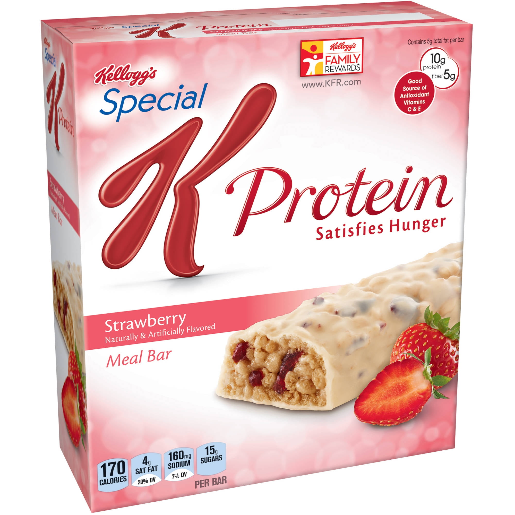 Special K Strawberry Protein Meal Bar, 6 count box