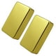 thumbnail image 5 of 2 cubiertas selladas de latón para pastillas humbucker para guitarras eléctricas musicales Oro, 5 of 7
