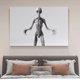 thumbnail image 4 of Póster en lienzo de criatura alienígena generada por IA, decoración de dormitorio, paisaje deportivo, decoración de oficina, regalo, estilo marco, 16 x 24 pulgadas (40 x 60 cm), 4 of 8